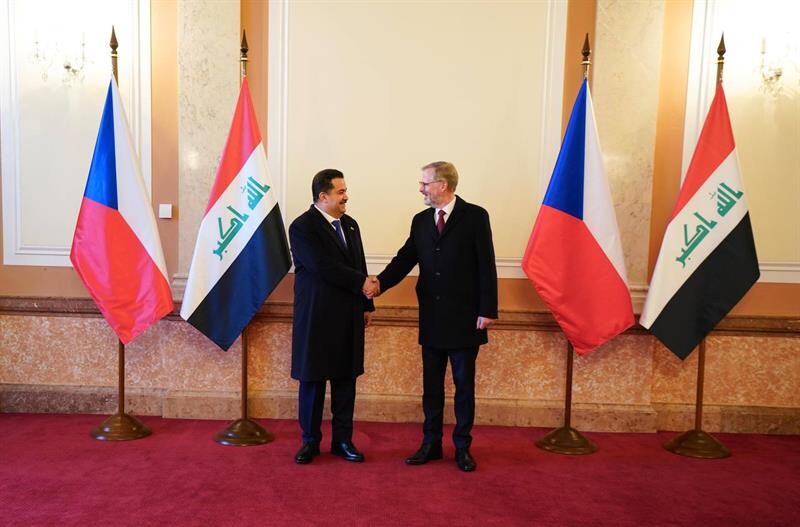 Başbakan Muhammed Şiya Sudani Çek Cumhuriyeti'nin başkenti Prag’a ulaştı