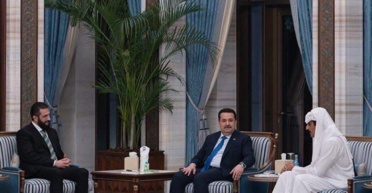 Başbakan Sudani, Katar'da Suriye Cumhurbaşkanı Şara ile görüştü
