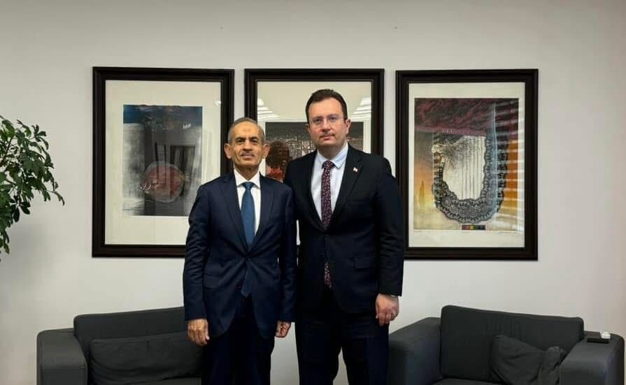 Irak Türkmen Cephesi Genel Başkanı Hasan Turan, Türkiye’nin Erbil Başkonsolosu Erman Topçu ile Görüştü