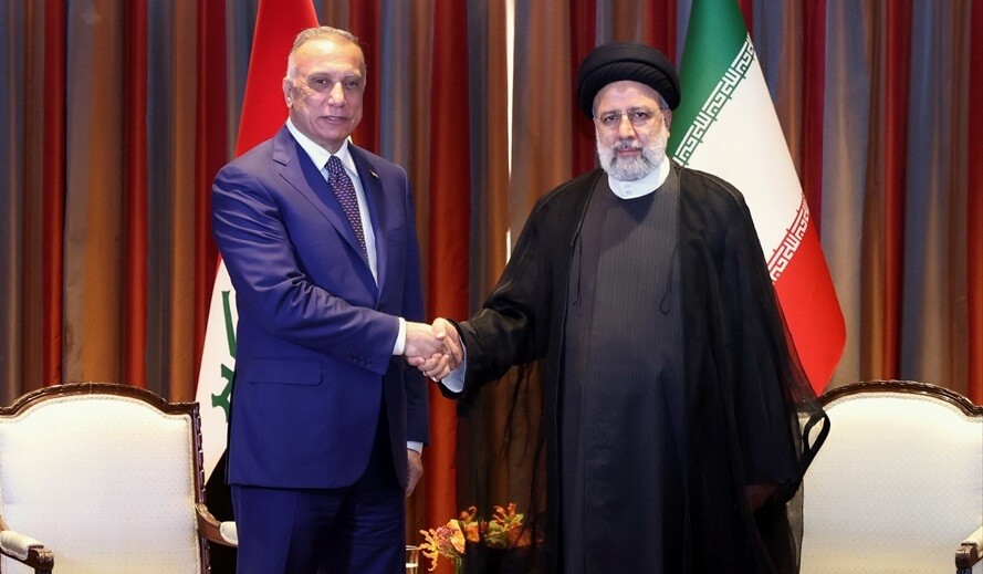 Başbakan Kazımi New York'ta İran Cumhurbaşkanı Reisi ile Görüştü