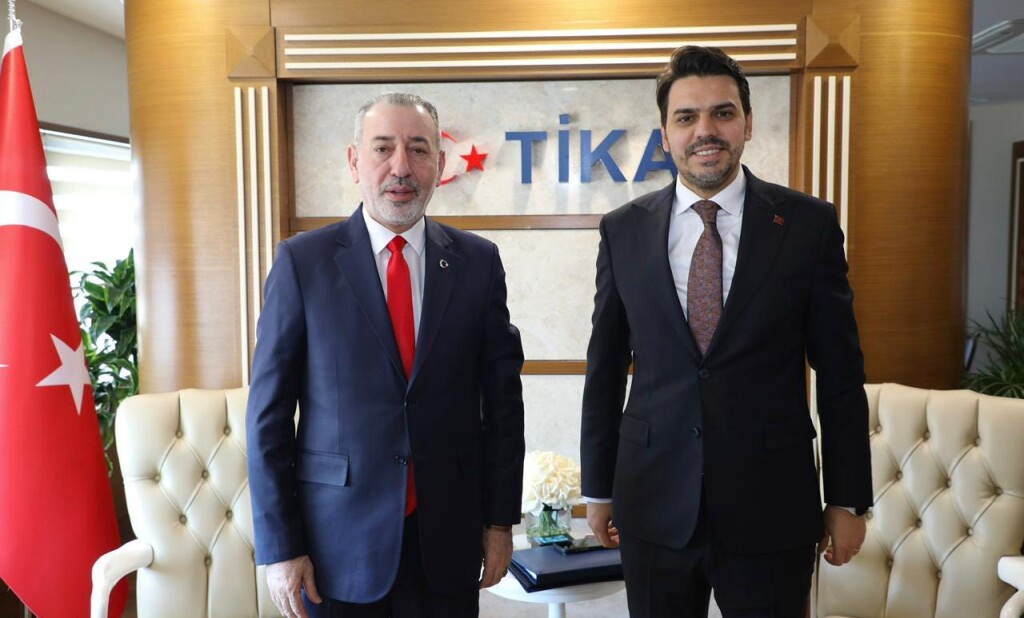 Bakan Aydın Maruf, TİKA Başkanı Abdullah Eren ile Ankara’da görüştü