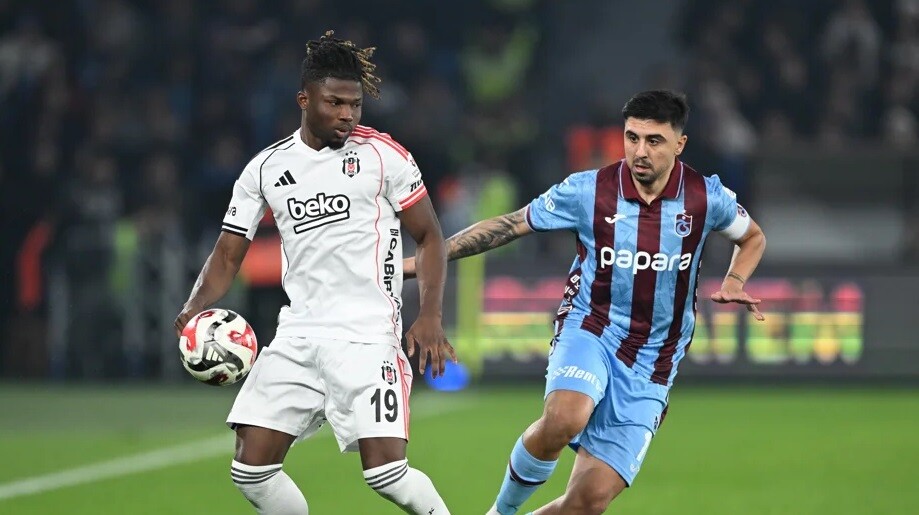 Trabzonspor  ile Beşiktaş 3-3 berabere kaldı