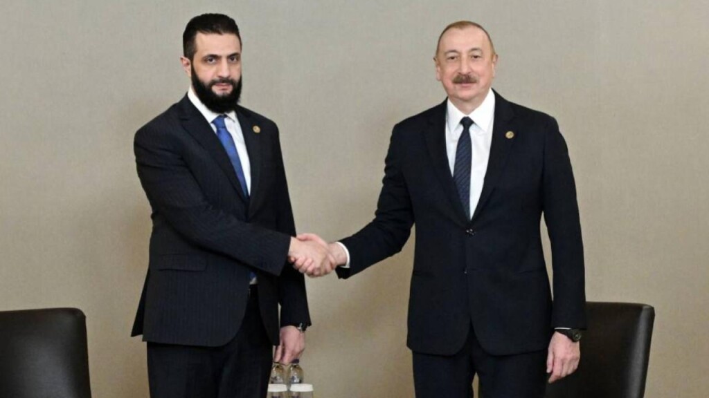 Aliyev ile eş-Şara Antalya'da görüştü