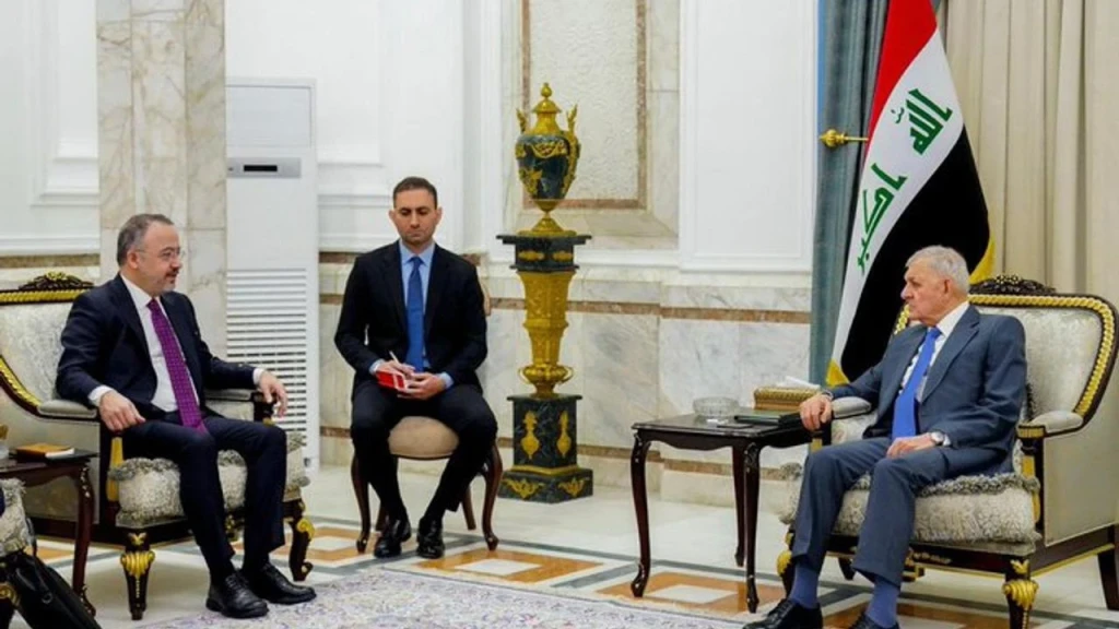 Türkiye Dışişleri Bakan Yardımcısı Yılmaz, Cumhurbaşkanı Reşid tarafından kabul edildi