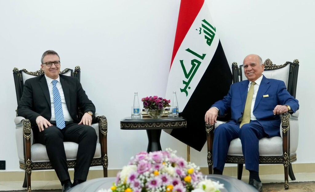 Büyükelçi İnan'dan Irak Dışişleri Bakanı Fuad Hüseyin’e tebrik ziyareti
