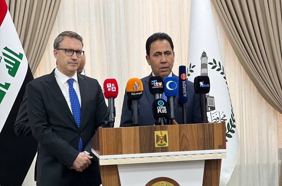 Büyükelçi İnan ve Musul Valisi Dahil’den ortak basın toplantısı