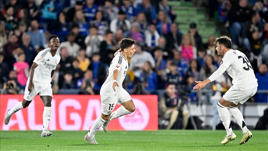 Real Madrid, Arda Güler'in golüyle Getafe'yi 1-0 yendi