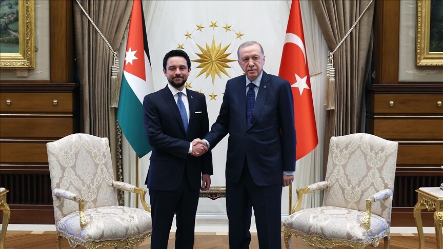 Türkiye Cumhurbaşkanı Erdoğan, Ürdün Haşimi Krallığı Veliaht Prensi Hüseyin Bin Abdullah'ı kabul etti
