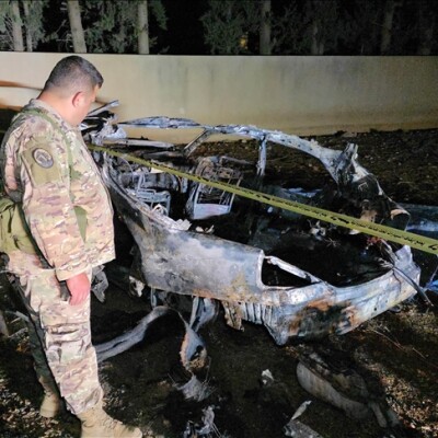 İsrail, Lübnan'ın güneyinde bir araca İHA saldırısı düzenledi