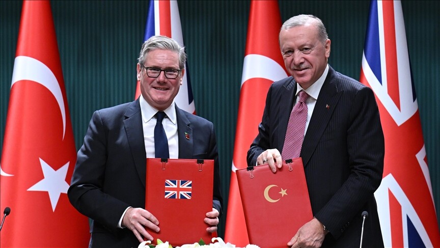Erdoğan ve İngiltere Başbakanı Starmer, Eurofighter Typhoon savaş uçağı işbirliği anlaşmasını imzaladı