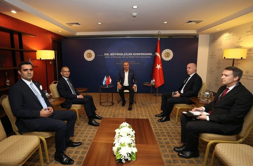 ITC Başkanı Turan, Türkiye Dışişleri Bakanı Mevlüt Çavuşoğlu ile Görüştü