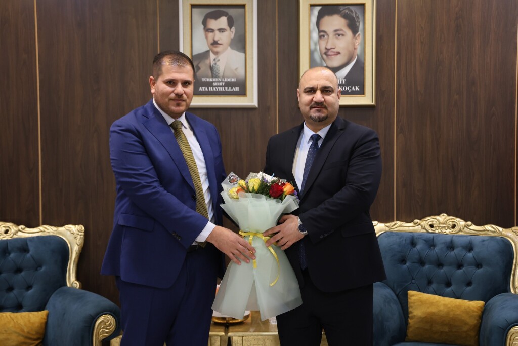 Kerkük eski Milletvekili Dr. Ahmet Haydar'dan ITC Genel Başkanı Mehmet Seman Ağa'ya tebrik ziyareti