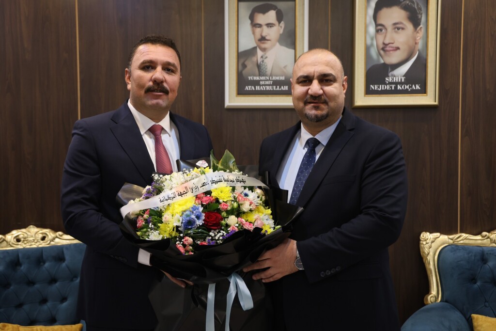 Kerkük Milletvekili Garip Asker'den ITC Genel Başkanı Mehmet Seman Ağa'ya tebrik ziyareti