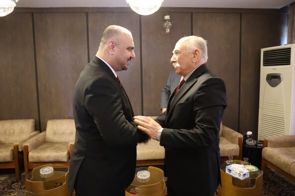 Irak Türkmen Cephesi Genel Başkanı Mehmet Seman, Eski ITC Başkanı Sanan Ağa ile görüştü