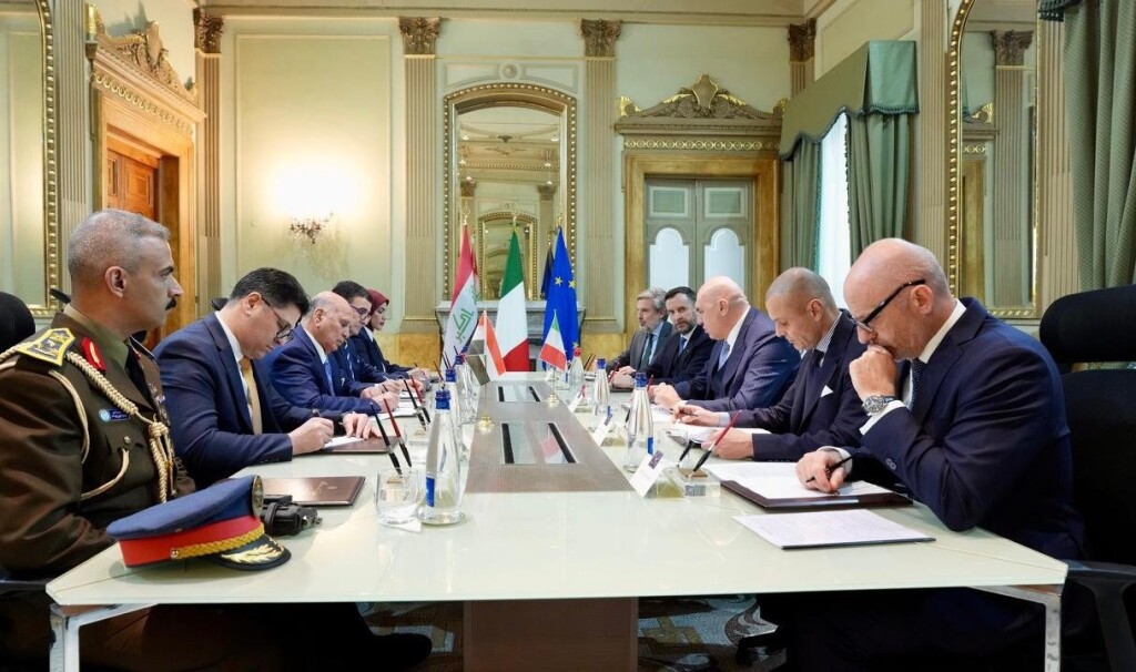 Fuad Hüseyin ve Guido Crosetto Roma’da bir araya geldi