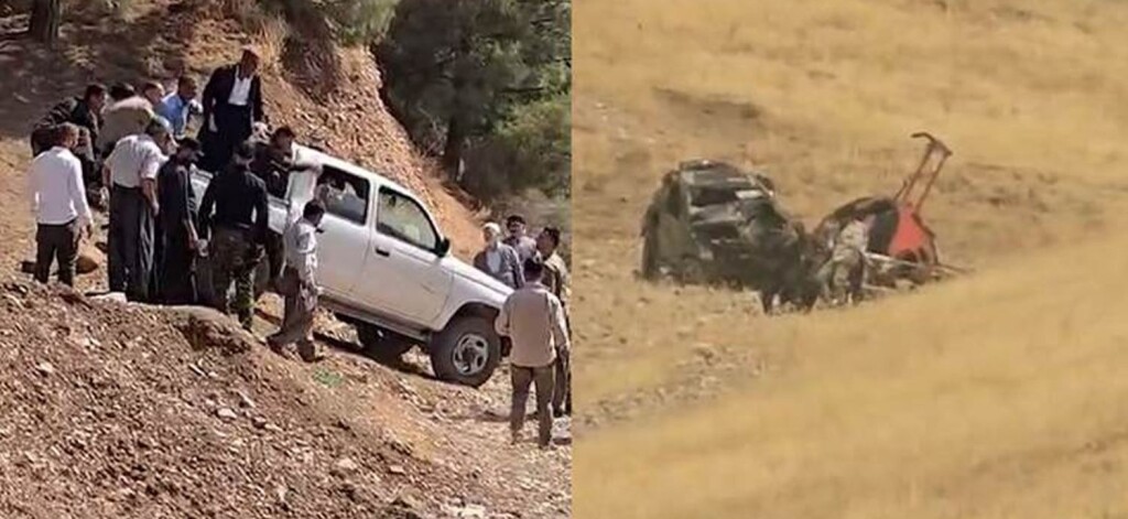 Süleymaniye'de feci kaza: Kurtarma helikopteri düştü