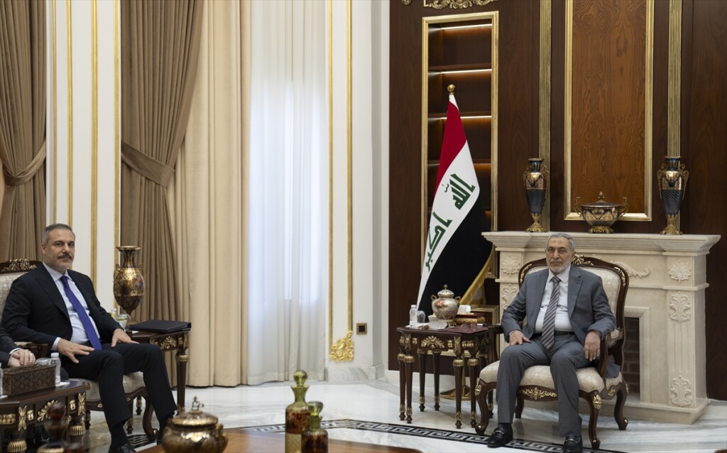 Türkiye Dışişleri Bakanı Fidan, Irak Meclis Başkanı Meşhedani ile görüştü