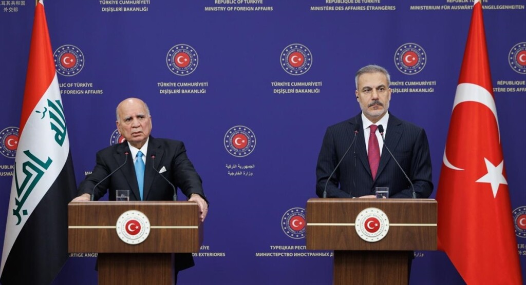 Hakan Fidan ve Fuad Hüseyin Ankara'da bir araya geldi