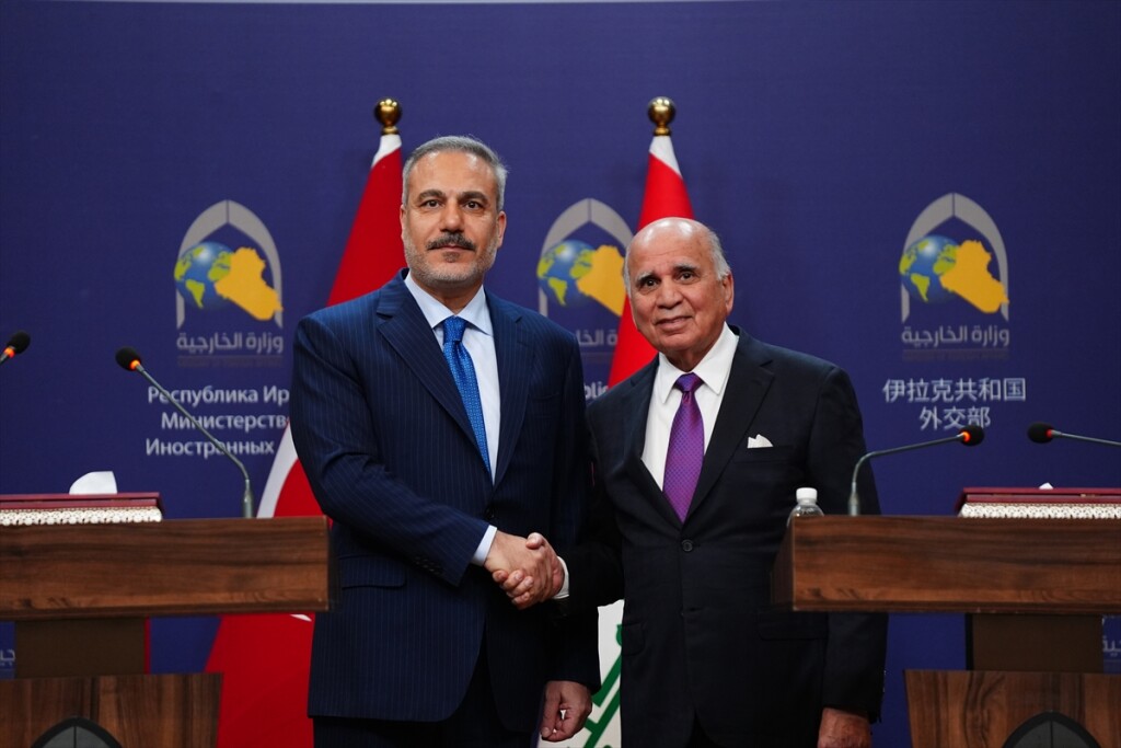 Türkiye Dışişleri Bakanı Fidan, Irak Dışişleri Bakanı Hüseyin ile ortak basın toplantısı düzenledi