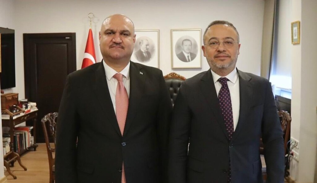 ITC Genel Başkanı Ağa, Türkiye Dışişleri Bakan Yardımcısı Yılmaz ile bir araya geldi