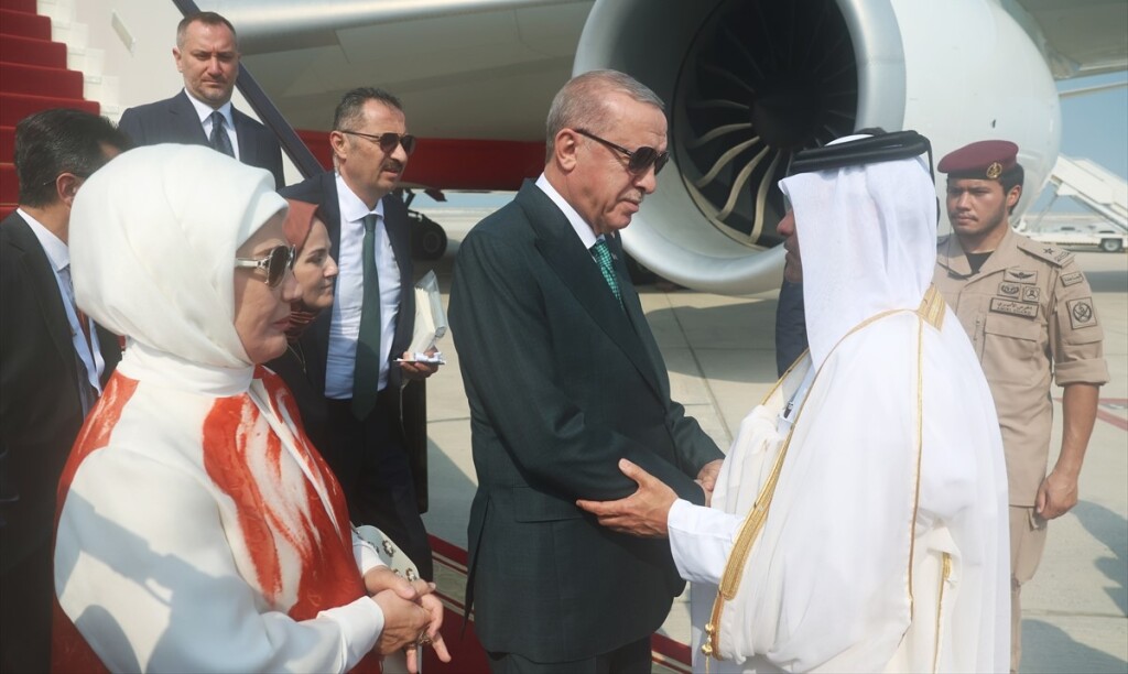Türkiye Cumhurbaşkanı Erdoğan Katar'da