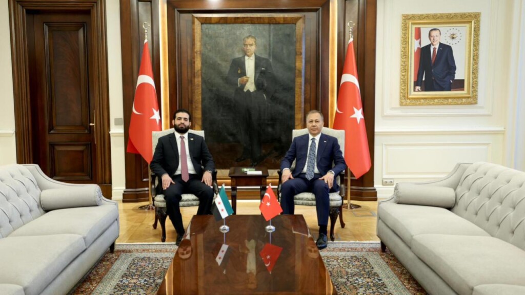 Bakan Yerlikaya Suriye İçişleri Bakanı Hattab ile görüştü
