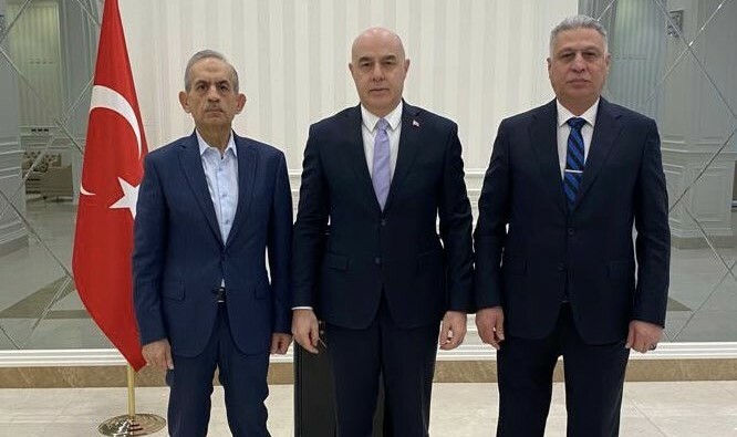 Turan ve Salihi, Büyükelçi Güney ile görüştü