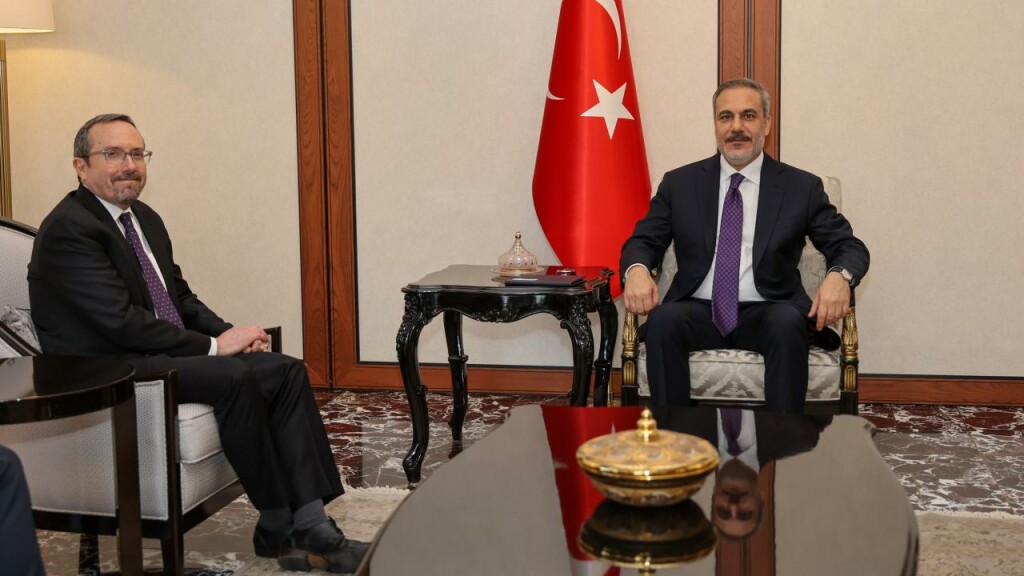 Türkiye Dışişleri Bakanı Fidan, ABD Dışişleri Bakanlığı Müsteşarı Bass'ı kabul etti
