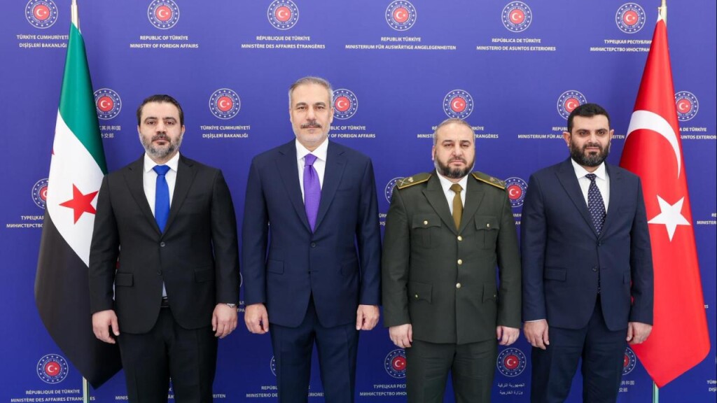Türkiye Dışişleri Bakanı Fidan, Suriyeli mevkidaşı Şeybani ve beraberindeki heyetle Ankara'da görüştü
