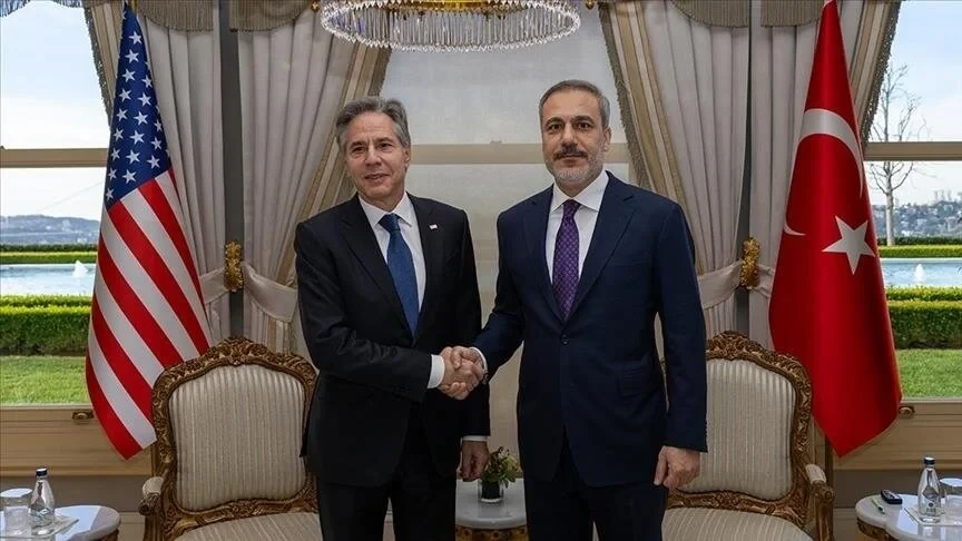 Bakan Fidan ABD'li mevkidaşı Blinken ile görüştü