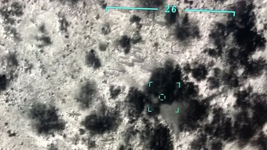 Irak'ın kuzeyinde 5 PKK'lı terörist etkisiz hale getirildi