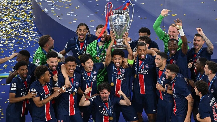 Paris Saint-Germain, Inter'i farklı yenerek Şampiyonlar Ligi şampiyonu oldu