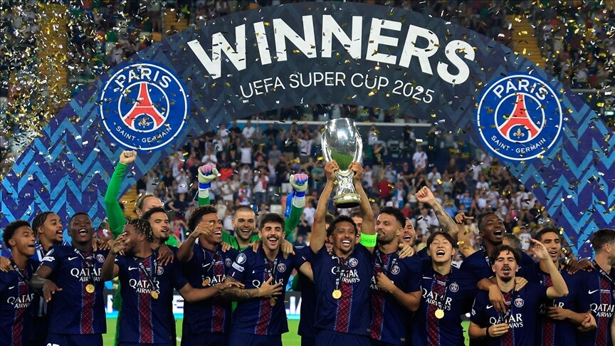 UEFA Süper Kupa'nın sahibi Paris Saint-Germain