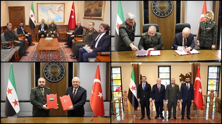 Türkiye Milli Savunma Bakanı Güler, Suriye'nin Savunma ve Dışişleri bakanlarıyla bir araya geldi