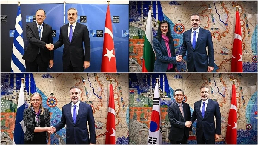 Türkiye Dışişleri Bakanı Fidan, Brüksel'de diplomatik temaslarda bulundu
