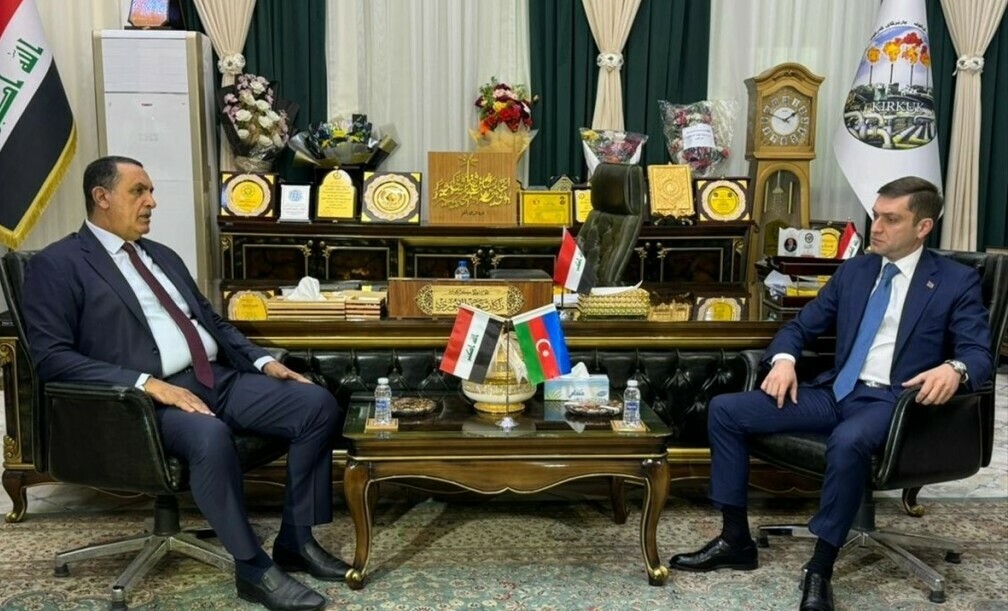 Azerbaycan'ın Bağdat Büyükelçisi Memedov, Kerkük'ü ziyaret etti