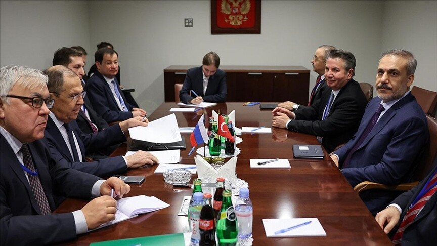 Türkiye Dışişleri Bakanı Fidan, New York'ta Rus mevkidaşı Lavrov ile görüştü
