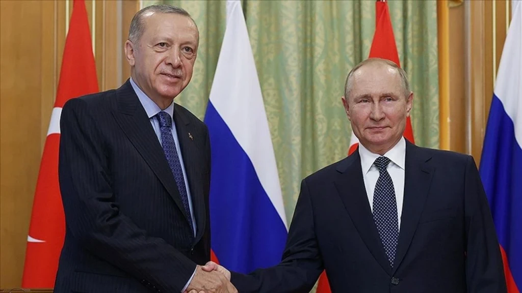 Türkiye Cumhurbaşkanı Erdoğan, Putin ile görüştü