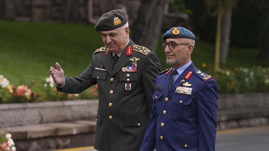 Türkiye Genelkurmay Başkanı Orgeneral Gürak, BAE'li mevkidaşı el-Mazrui ile görüştü