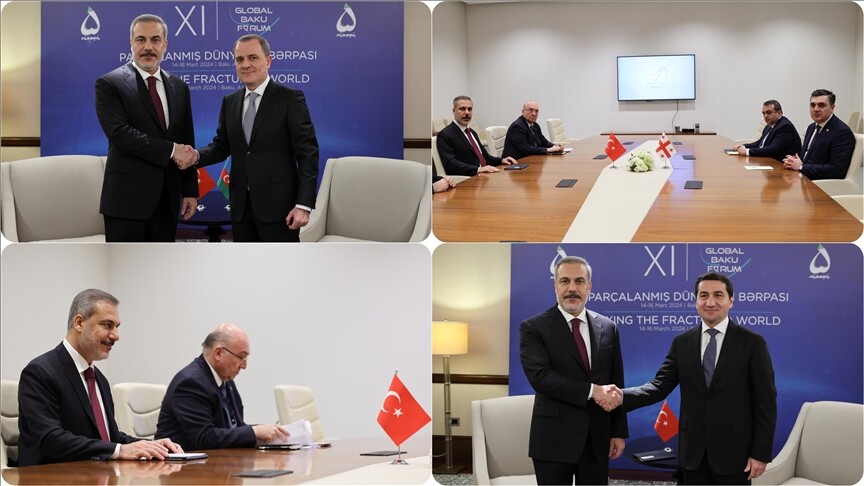 Türkiye Dışişleri Bakanı Fidan, Bakü'de temaslarda bulundu