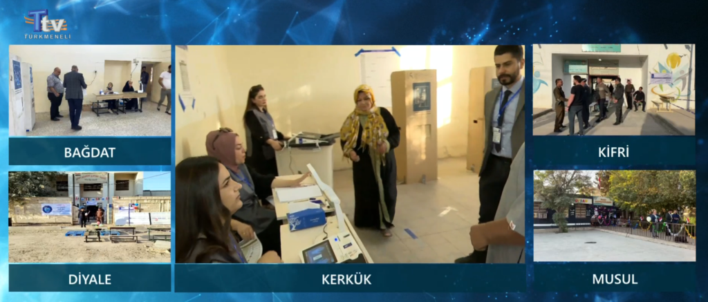 Türkmeneli TV, Irak seçimlerini canlı yayınlarla milyonlara ulaştırdı