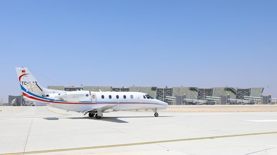 KKTC'deki yeni Ercan Havalimanı'nda ilk test uçuşu yapıldı