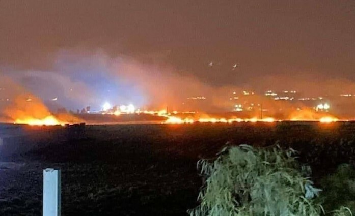 Erbil'de birçok noktaya füze ve İHA saldırısı