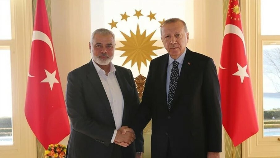 Cumhurbaşkanı Erdoğan'dan Hamas Siyasi Büro Başkanı Heniyye'ye başsağlığı telefonu