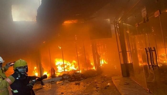 Erbil'deki Kayseri Pazarı'nda büyük yangın: 370'ten fazla İşletme zarar gördü