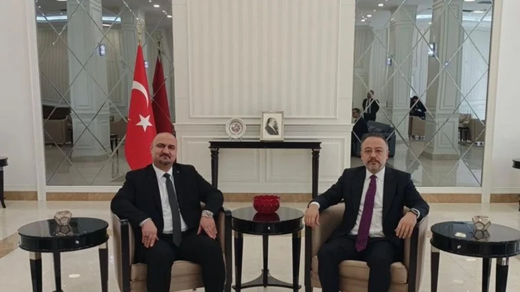 Türkiye Dışişleri Bakan Yardımcısı Yılmaz, ITC Genel Başkanı Ağaoğlu ile Bağdat'ta görüştü