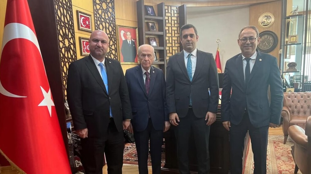 Irak Türkmen Cephesi’nden Bahçeli’ye ziyaret