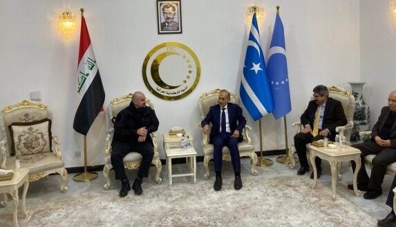 Irak Türkmen Cephesi Başkanı Turan Bağdat'ta KYB lideri Talabani ile görüştü