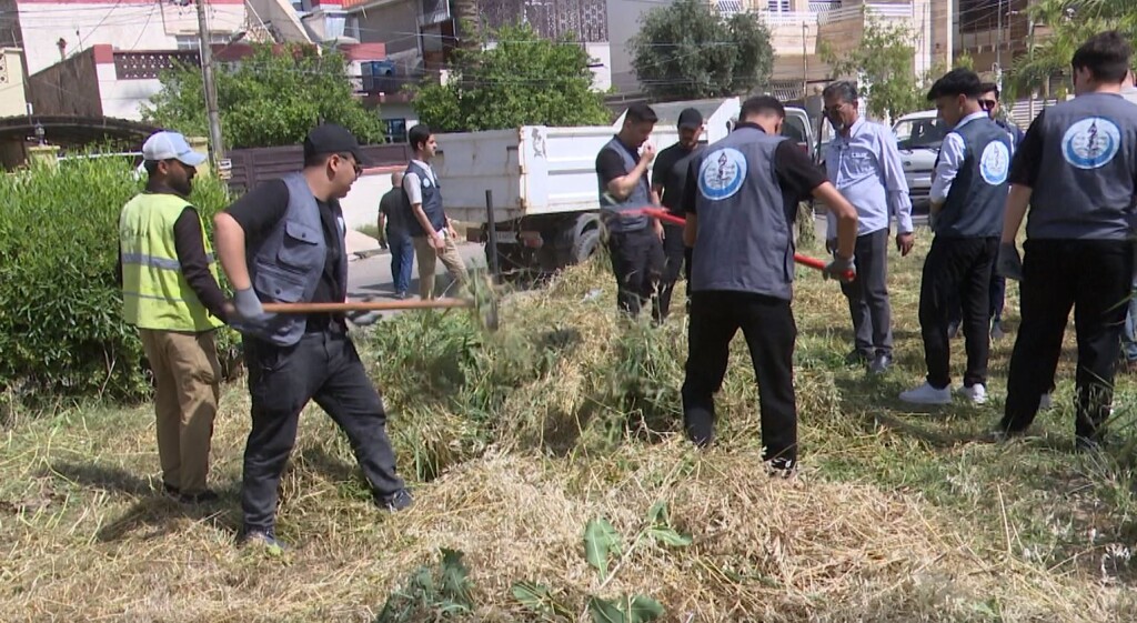 Kerkük’te parklar için temizlik seferberliği başlatıldı