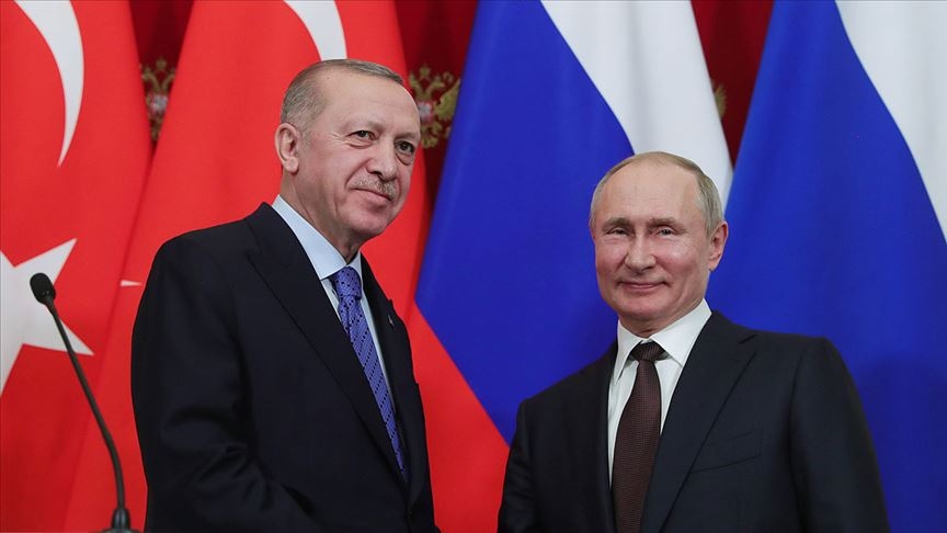 Türkiye Cumhurbaşkanı Erdoğan ile Rusya Devlet Başkanı Putin Telefonda Görüştü